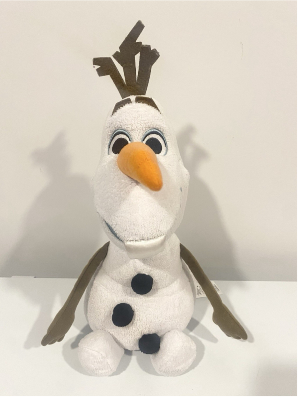Disney Store Olaf Snowman Plush Frozen Stuffed Animal 14” Soft Toy